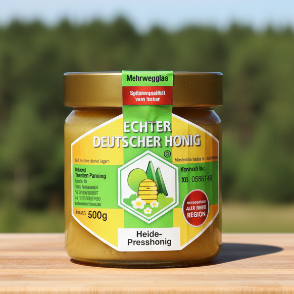 Heide-Presshonig im Glas - seltene Rarität aus der Lüneburger Heide